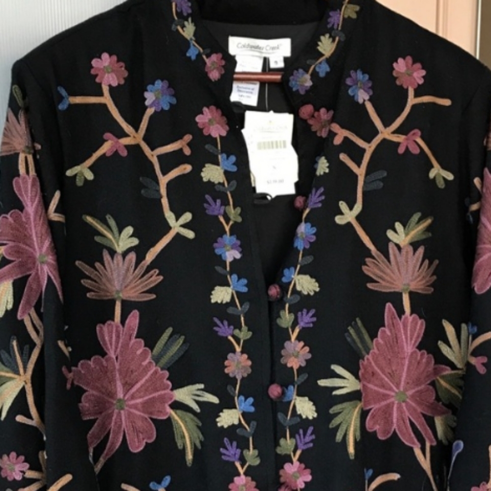 Embroidered Woolen Jacket